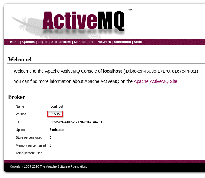 ActiveMQ Version