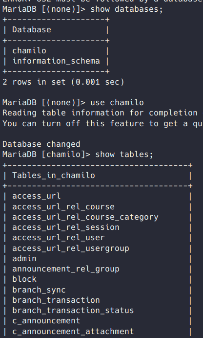 SQL Enumeration